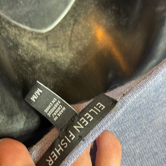 Eileen fisher women’s medium tencel merino wool alpaca quiet luxury top knit - Picture 7 of 7